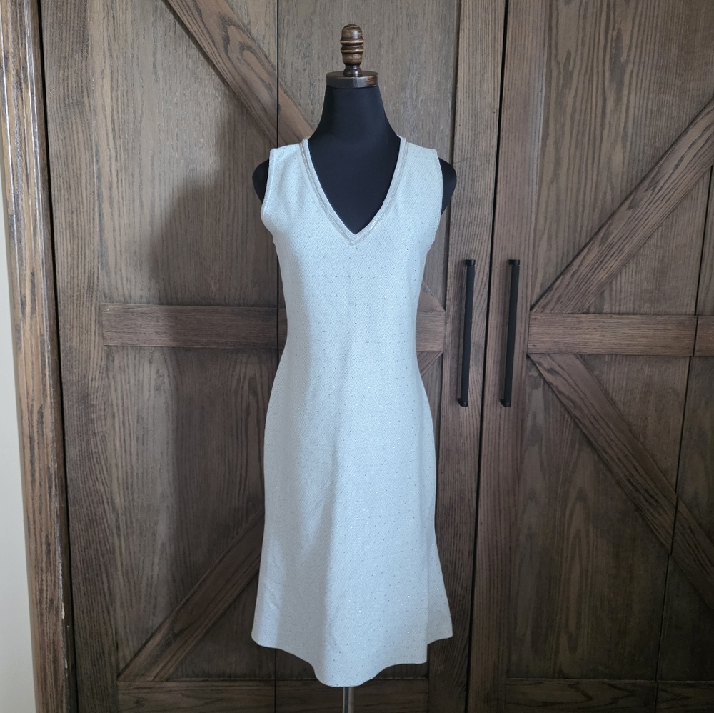 LAST CHANCE St. John Silver Accent Dress